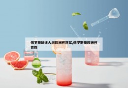 俄罗斯球迷大战欧洲杯冠军,俄罗斯获欧洲杯首胜