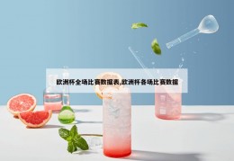 欧洲杯全场比赛数据表,欧洲杯各场比赛数据