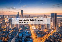 2018nba季后赛对阵表,2018nba季后赛赛程