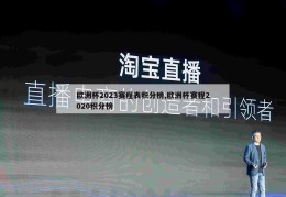 欧洲杯2023赛程表积分榜,欧洲杯赛程2020积分榜