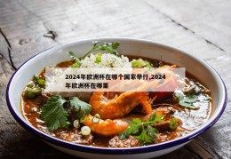 2024年欧洲杯在哪个国家举行,2024年欧洲杯在哪里